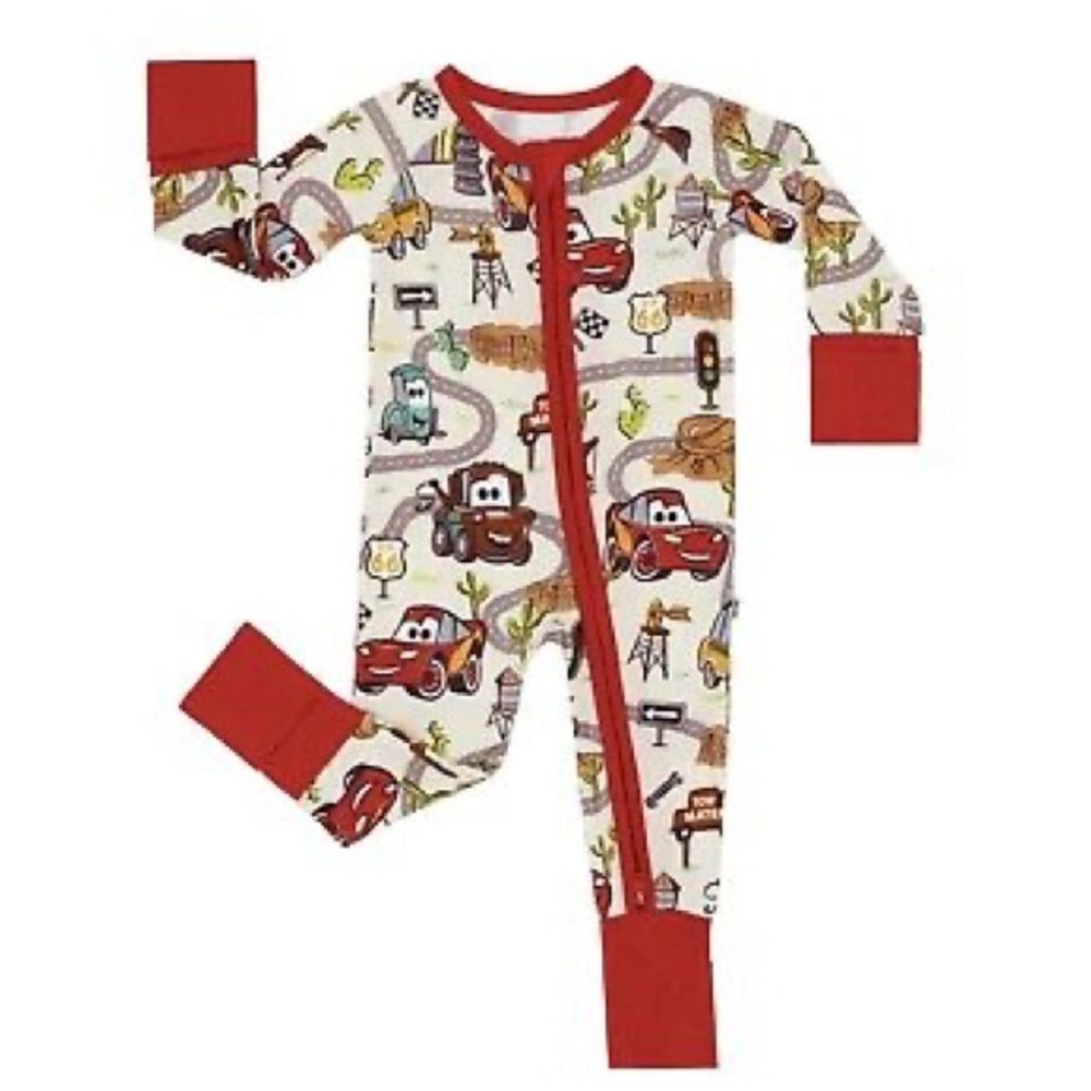 NWT Little Sleepies Disney Pixar Cars Radiator Springs Zippy 6-12M - Picture 2 of 2